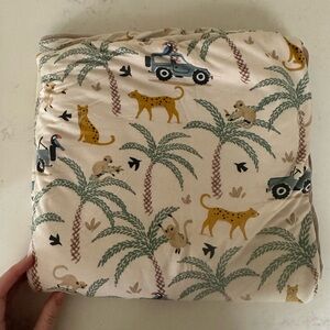 Little Sleepies jungle Wild Escape blanket